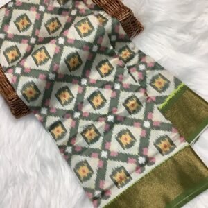 The Olive & Cream Ikat Elegance